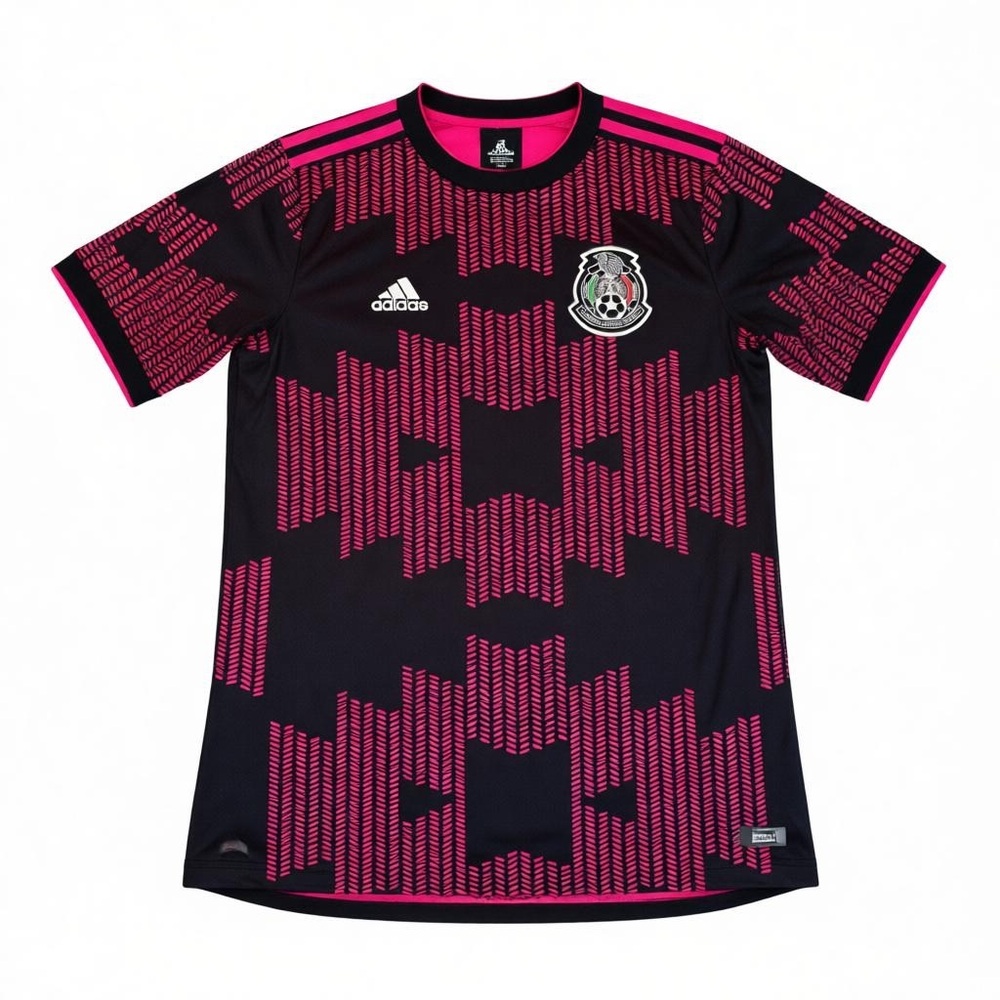 Adidas Kids Black and Pink Graphic Jersey